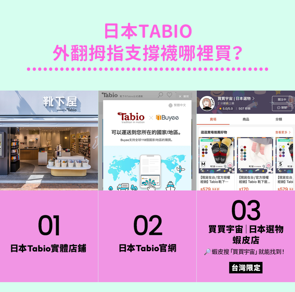 拇指外翻困擾?Tabio靴下屋日本製拇指外翻支撐襪助你輕鬆改善! - maimai Universe 買買宇宙